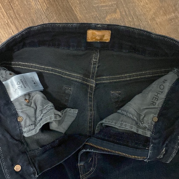 MOTHER HIGH WAISTED LOOKER IN COFFEE TEA OR ME? HI RISE SKINNY STRETCH JEANS - Picture 12 of 14